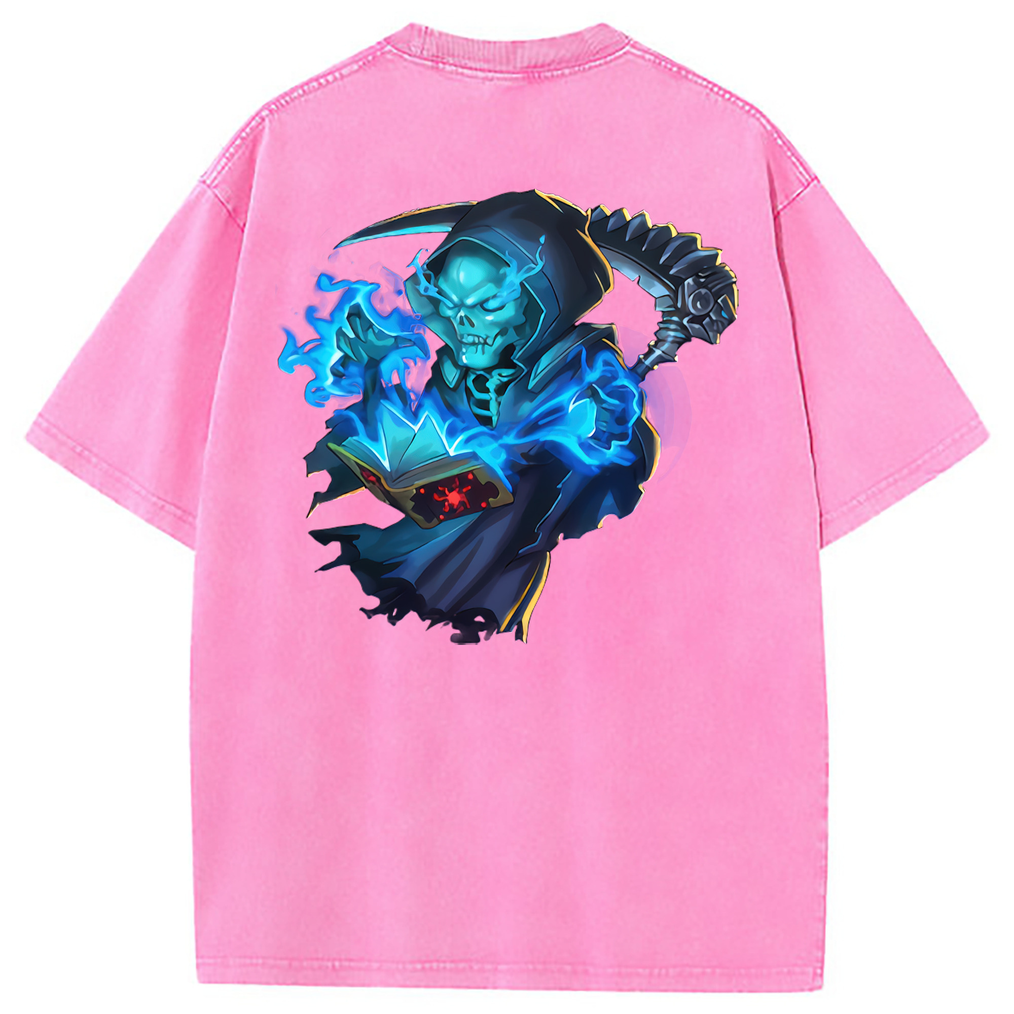 （画像用） リーグ・オブ・レジェンド League of Legends LOL 綿100% ヴィンテージ風 半袖Tシャツ（背面プリント）